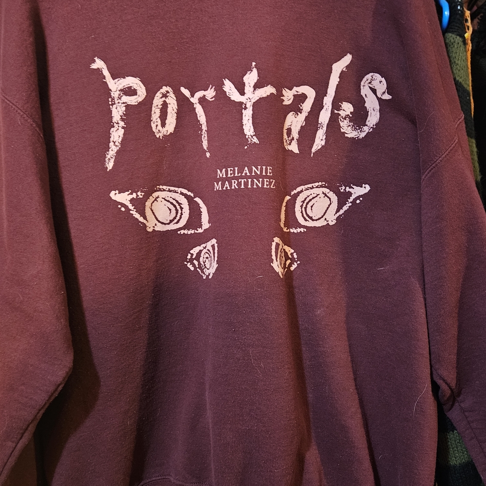 Hot Topic Purple Crew Neck Sweater
